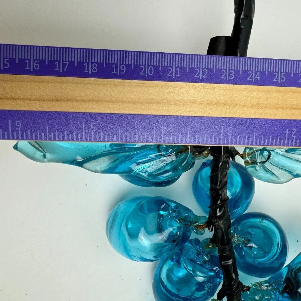 RARE Vintage ART Blue Glass 